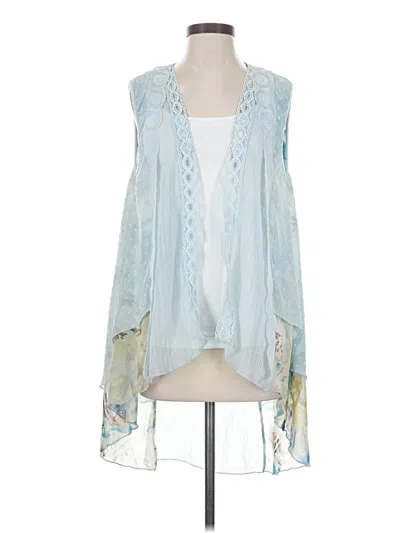 Pre-owned Soft Surroundings Kimono In Blue