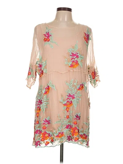 Pre-owned Soft Surroundings Kimono In Brown