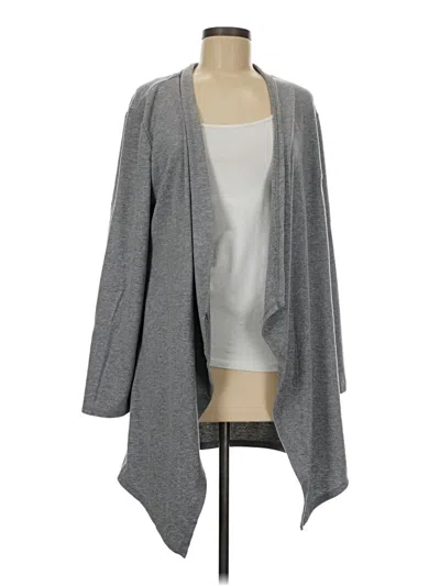 Pre-owned Soft Surroundings Kimono In Gray
