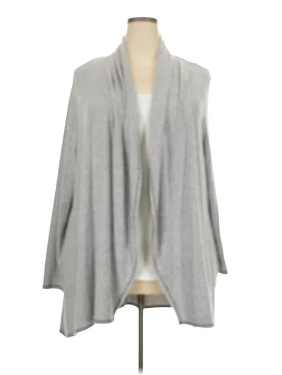 Pre-owned Soft Surroundings Kimono In Gray