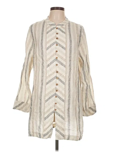 Pre-owned Soft Surroundings Kimono In Ivory