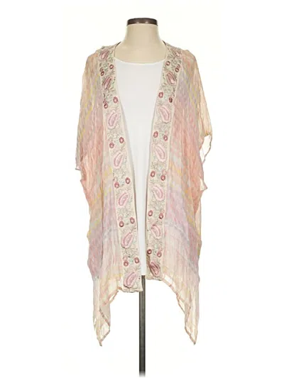 Pre-owned Soft Surroundings Kimono In Pink