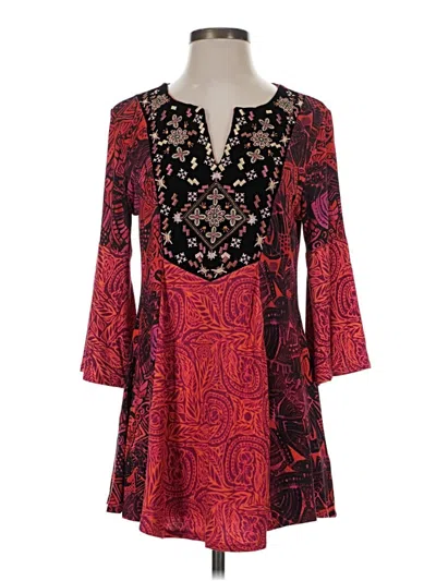 Pre-owned Soft Surroundings Kimono In Red