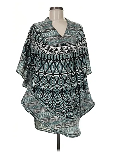 Pre-owned Soft Surroundings Kimono In Teal