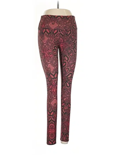 Pre-owned Soft Surroundings Leggings In Red