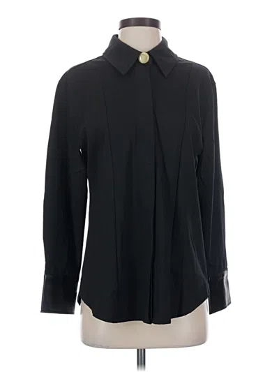 Soft Surroundings Long Sleeve Blouse In Black