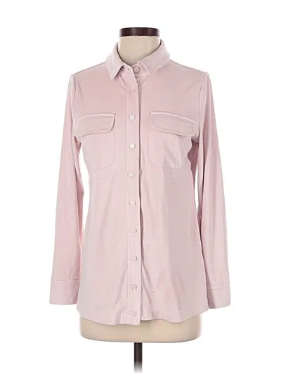 Pre-owned Soft Surroundings Long Sleeve Blouse In Pink