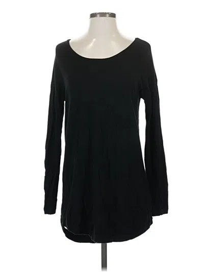 Pre-owned Soft Surroundings Long Sleeve T-shirt In Black
