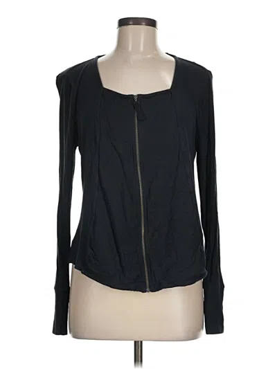 Pre-owned Soft Surroundings Long Sleeve T-shirt In Black