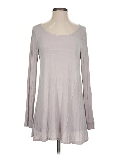 Pre-owned Soft Surroundings Long Sleeve T-shirt In Gray