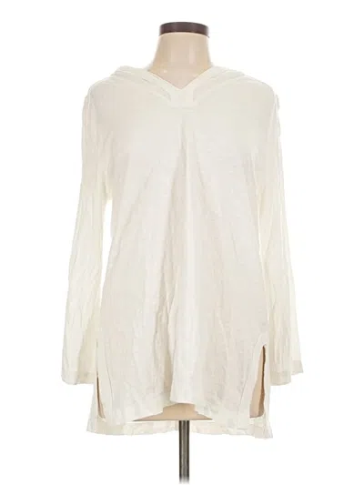 Pre-owned Soft Surroundings Long Sleeve T-shirt In Ivory