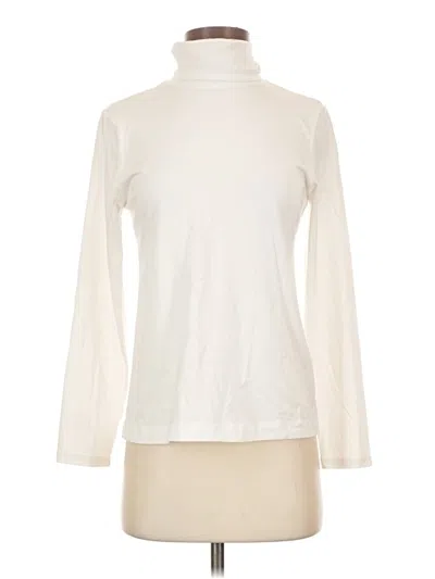 Pre-owned Soft Surroundings Long Sleeve Turtleneck In Ivory