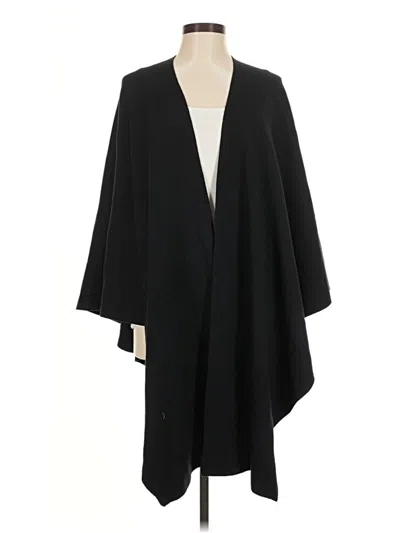 Pre-owned Soft Surroundings Poncho In Black