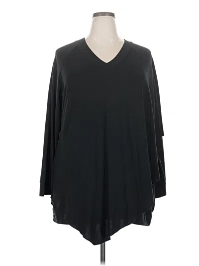 Pre-owned Soft Surroundings Poncho In Black