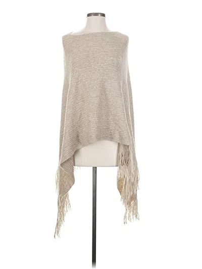 Pre-owned Soft Surroundings Poncho In Brown