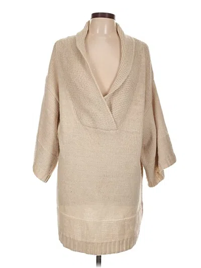 Pre-owned Soft Surroundings Poncho In Brown