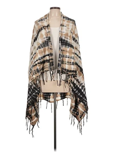 Pre-owned Soft Surroundings Poncho In Brown