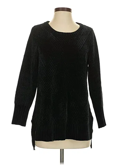 Pre-owned Soft Surroundings Pullover Sweater In Black