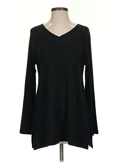Pre-owned Soft Surroundings Pullover Sweater In Black