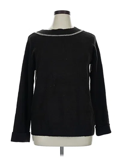 Pre-owned Soft Surroundings Pullover Sweater In Black