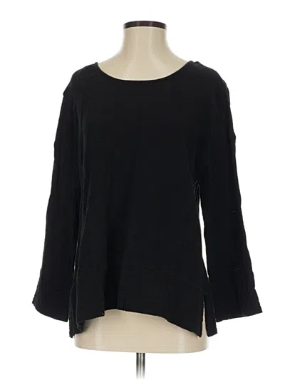 Pre-owned Soft Surroundings Pullover Sweater In Black