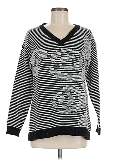 Pre-owned Soft Surroundings Pullover Sweater In Black