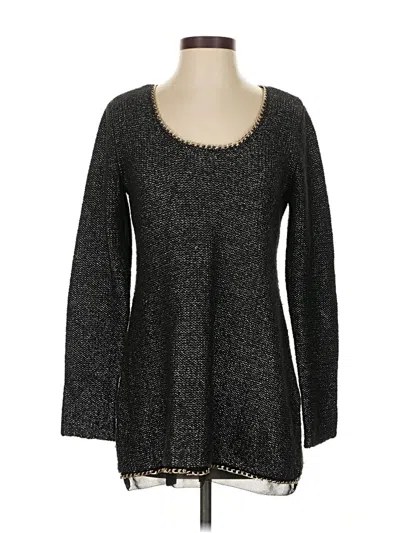 Pre-owned Soft Surroundings Pullover Sweater In Black