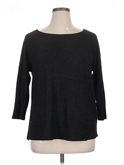 Pre-owned Soft Surroundings Pullover Sweater In Black