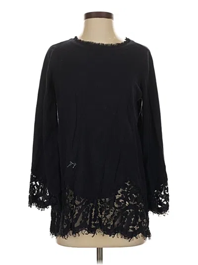 Pre-owned Soft Surroundings Pullover Sweater In Black