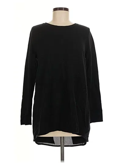 Pre-owned Soft Surroundings Pullover Sweater In Black