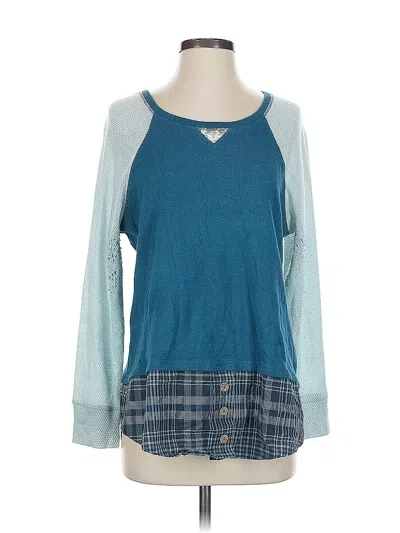 Pre-owned Soft Surroundings Pullover Sweater In Blue