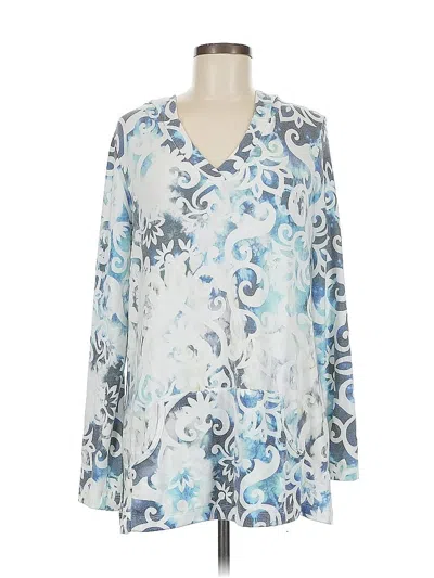 Pre-owned Soft Surroundings Pullover Sweater In Blue