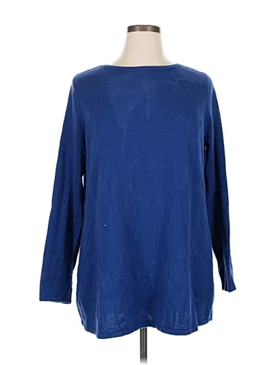 Pre-owned Soft Surroundings Pullover Sweater In Blue