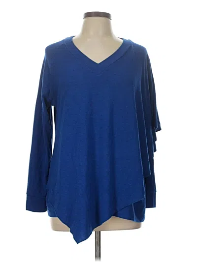 Pre-owned Soft Surroundings Pullover Sweater In Blue