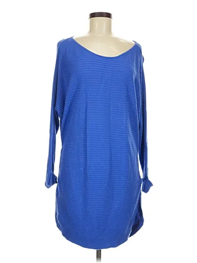 Pre-owned Soft Surroundings Pullover Sweater In Blue