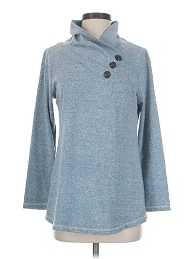 Pre-owned Soft Surroundings Pullover Sweater In Blue
