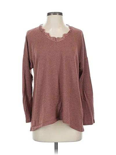 Pre-owned Soft Surroundings Pullover Sweater In Brown