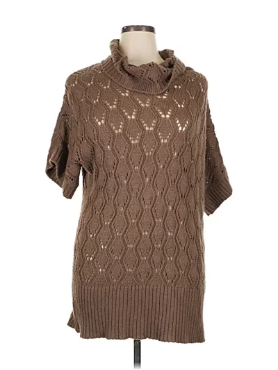 Pre-owned Soft Surroundings Pullover Sweater In Brown