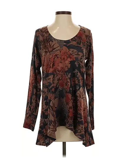 Pre-owned Soft Surroundings Pullover Sweater In Brown