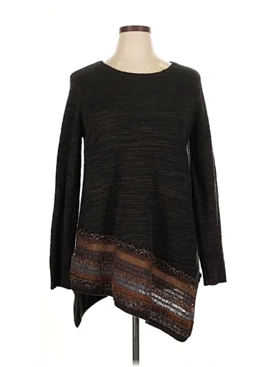 Pre-owned Soft Surroundings Pullover Sweater In Brown