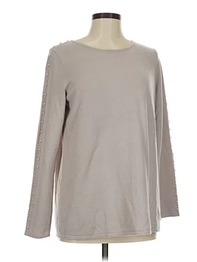 Pre-owned Soft Surroundings Pullover Sweater In Brown