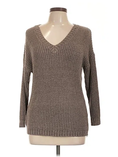 Pre-owned Soft Surroundings Pullover Sweater In Brown