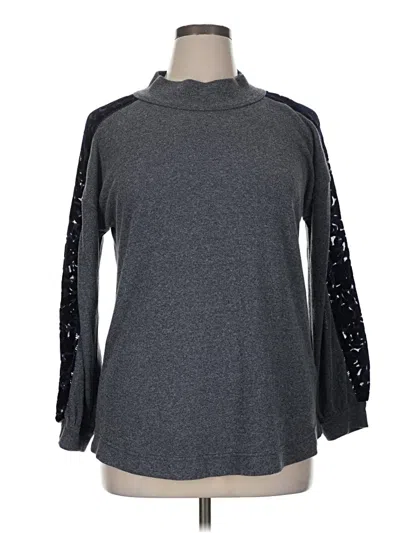 Pre-owned Soft Surroundings Pullover Sweater In Gray