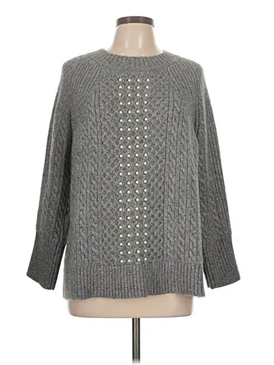 Pre-owned Soft Surroundings Pullover Sweater In Gray