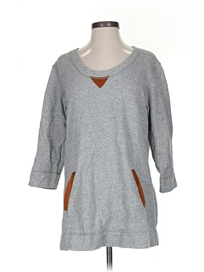 Pre-owned Soft Surroundings Pullover Sweater In Gray