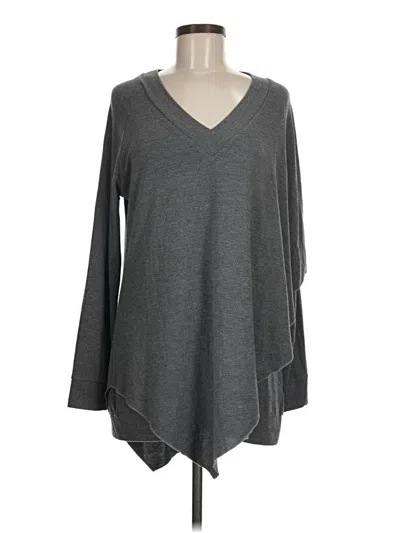 Pre-owned Soft Surroundings Pullover Sweater In Gray