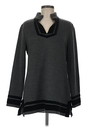 Pre-owned Soft Surroundings Pullover Sweater In Gray