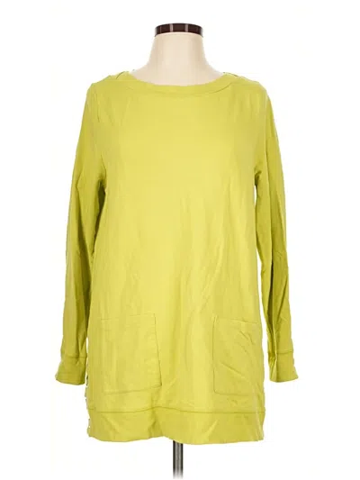 Pre-owned Soft Surroundings Pullover Sweater In Green