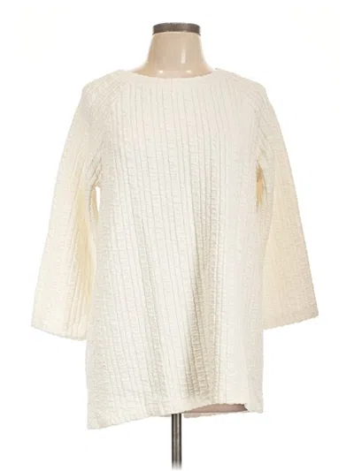 Pre-owned Soft Surroundings Pullover Sweater In Ivory