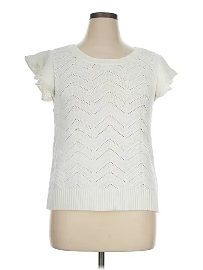 Pre-owned Soft Surroundings Pullover Sweater In Ivory